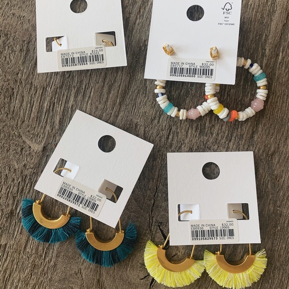 Bundle of 4 Brand New Madewell earrings! - Picture 3 of 16